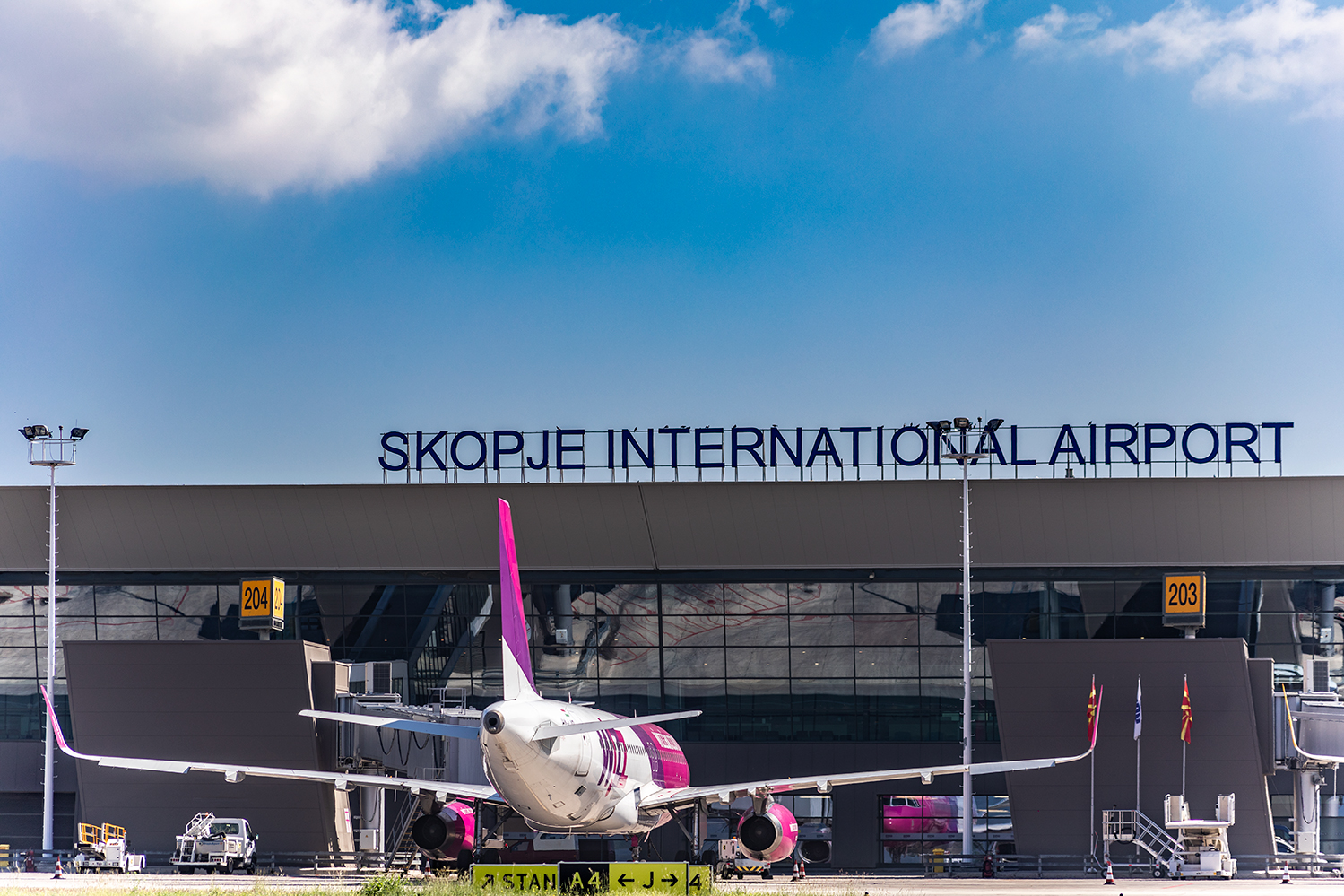 North Macedonia, Skopje Airport