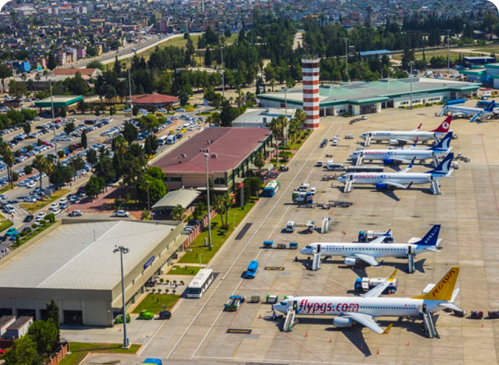 Mersin, Cukurova Airport